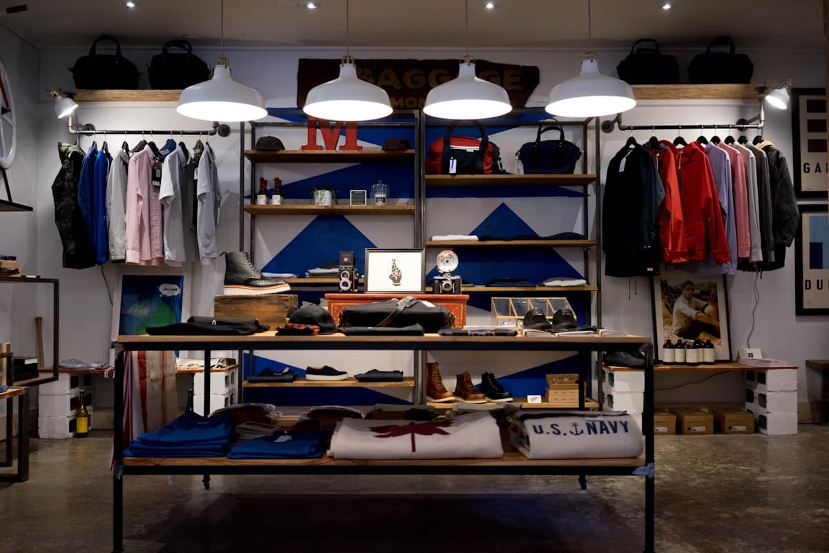 Urban Threads apparel store interior